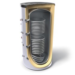 Puffer 800 litri cu o serpentina Tesy EV 12/9 S2 800 95 DN18, rezervor acumulare, izolatie 100 mm, 305416