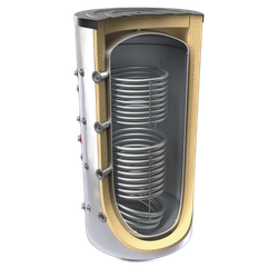 Puffer 800 litri cu o serpentina Tesy EV 12/9 S2 800 95 DN18, rezervor acumulare, izolatie 100 mm, 305416
