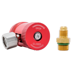 Racord incarcare freon aer conditionat auto QH-1234 R1234yf, presiune inalta, adaptor inclus