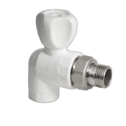 Robinet PPR coltar pentru radiator/calorifer 20x1/2