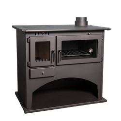 Soba pe lemn cu plita de gatit si cuptor, Victoria 05 Viki 10.5 kW, clasa A,