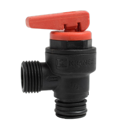 Supapa siguranta Kramer, racord o-ring filet 1/2 FE, 3 bar, compozit, parghie manuala, 8501
