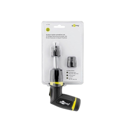 Set surubelnita cu clichet 12 biti, Goobay, TOOL-KIT-SD13-GBAY