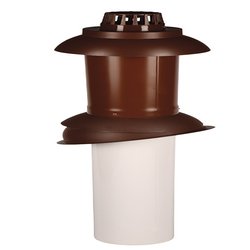 Terminatie verticala centrala condensare ATI diametru 80/125, 5-30 grade, PP/ALL, maro, WMTC100