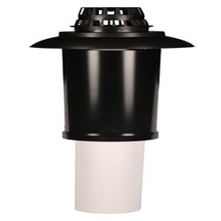 Evacuare verticala centrala condensare ATI 60/100, PP/ALL, neagra, WNTC61050