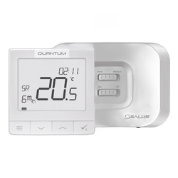 Termostat ambient Salus, controlat prin internet, IT 700, LCD, cu Wi-Fi