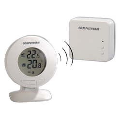Termostat centrala termica Computherm T30RF wireless (fara fir), display circular, alb