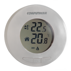 Termostat centrala termica Computherm T30 cu fir, display circular, alb