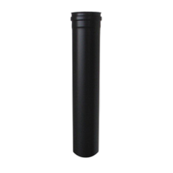 Tubulatura evacuare gaze arse ATI NS1-1010X, diametru 100 mm, lungime 1 m, inox vopsit negru