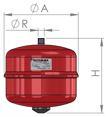 Dimensiuni MB 4 - 35 litri